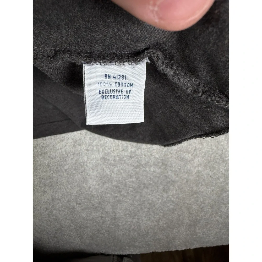 Polo Ralph Lauren T-Shirt Mens M Grey Excellent V-Neck Long Sleeve Pony Logo